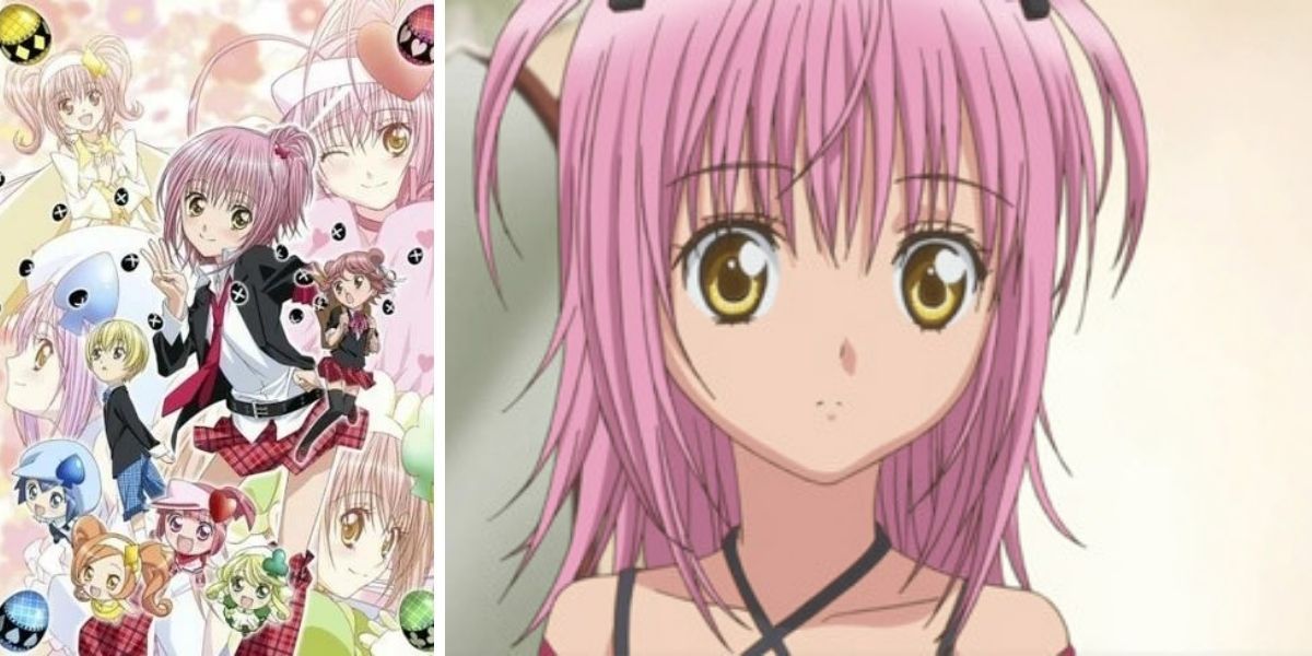 Images feature Amu and the fairies from Shugo Chara!