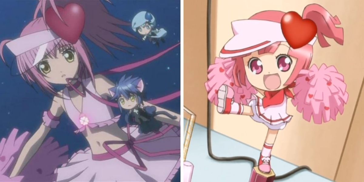 Images feature Amu with her fairies Ran, Su, and Miki from Shugo Chara!