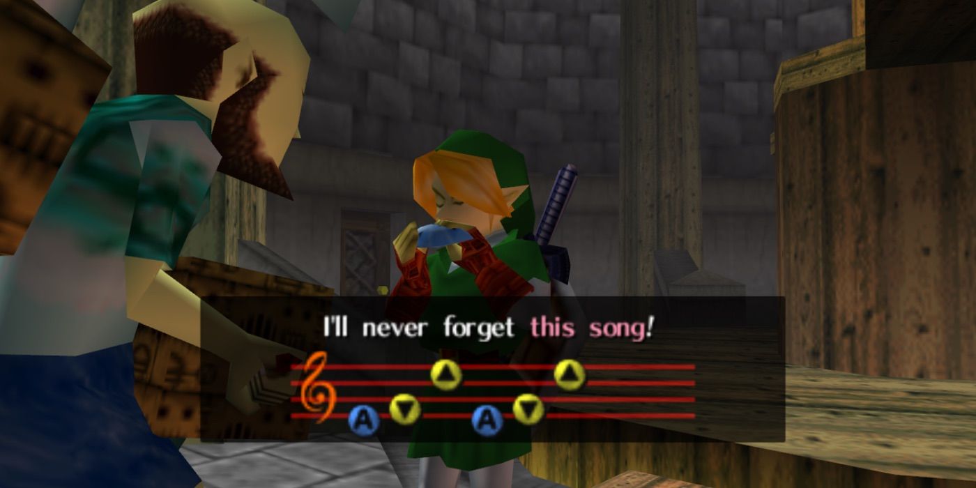 legend of Zelda Song of Storms ocarina of time