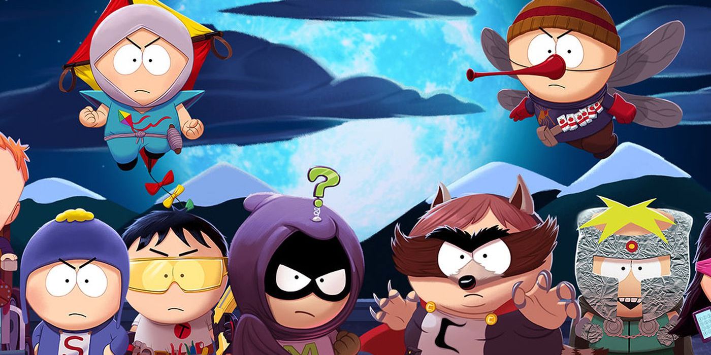 Le casting de personnages sélectionnables dans South Park: The Fractured But Whole