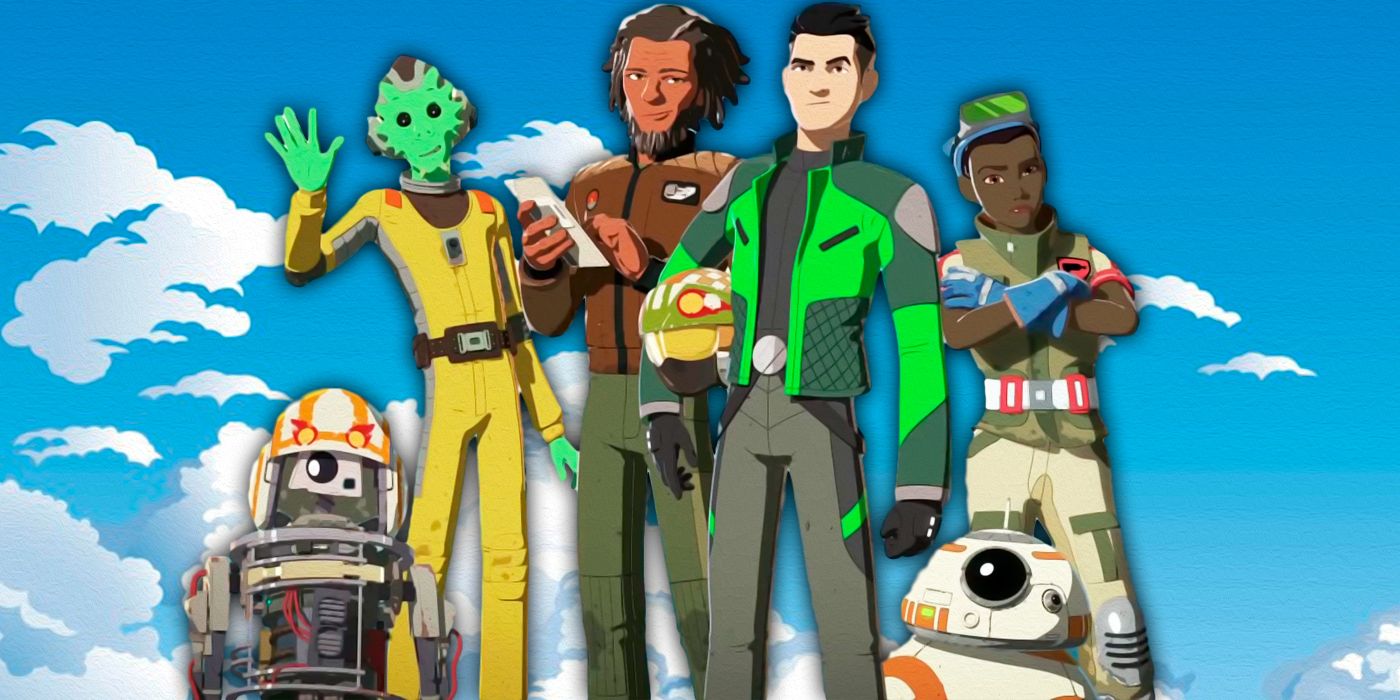 The cast of Star Wars Resistance