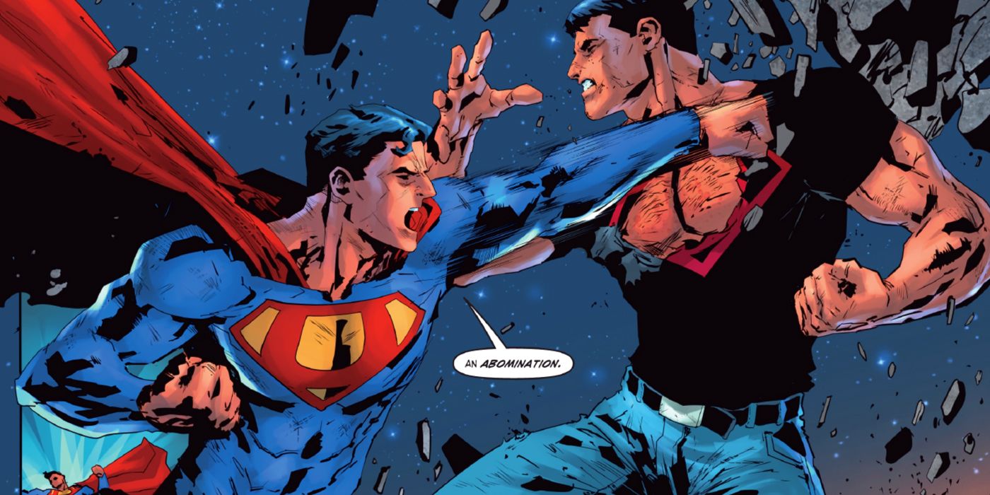 Superboy Ultraman fight