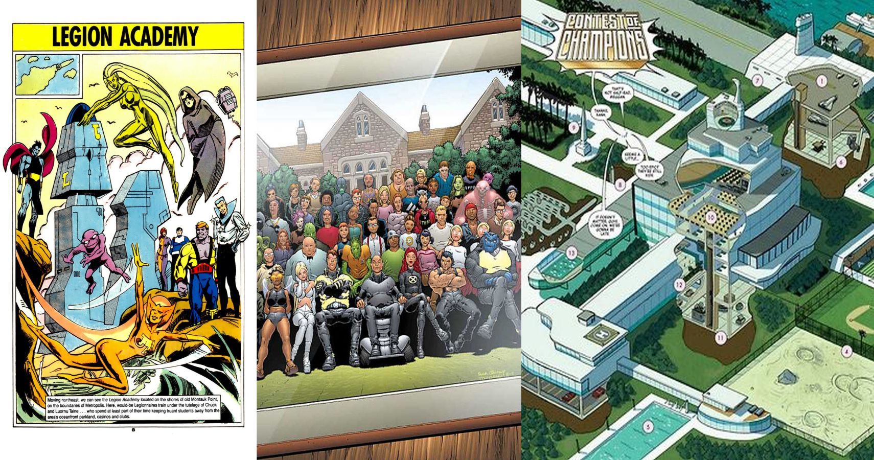 Legion Academy, Xavier Institute, Avengers Academy