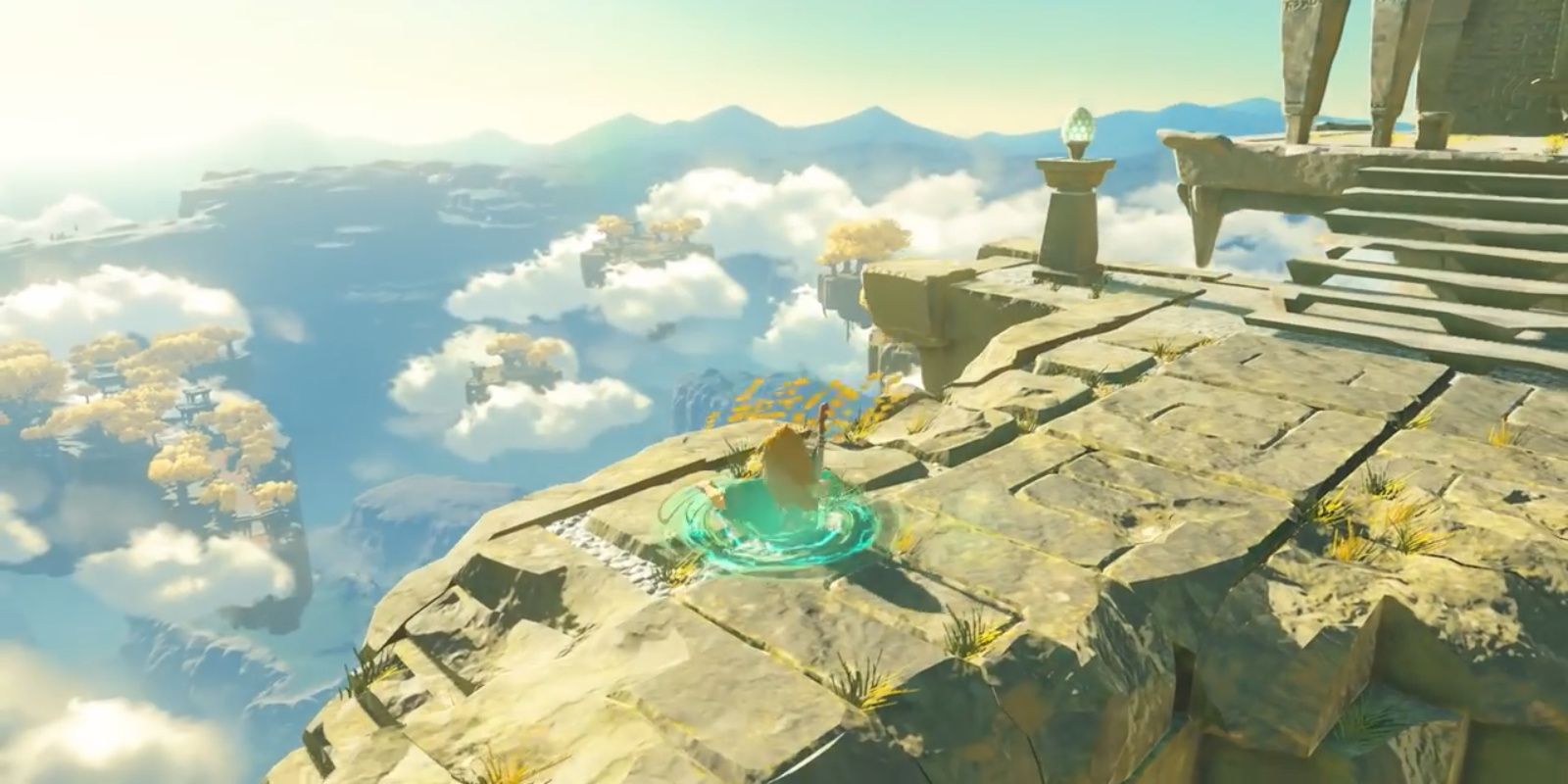 The Legend Of Zelda Breath Of The Wild 2 Trailer Link Swimming Through Stone Screenshot