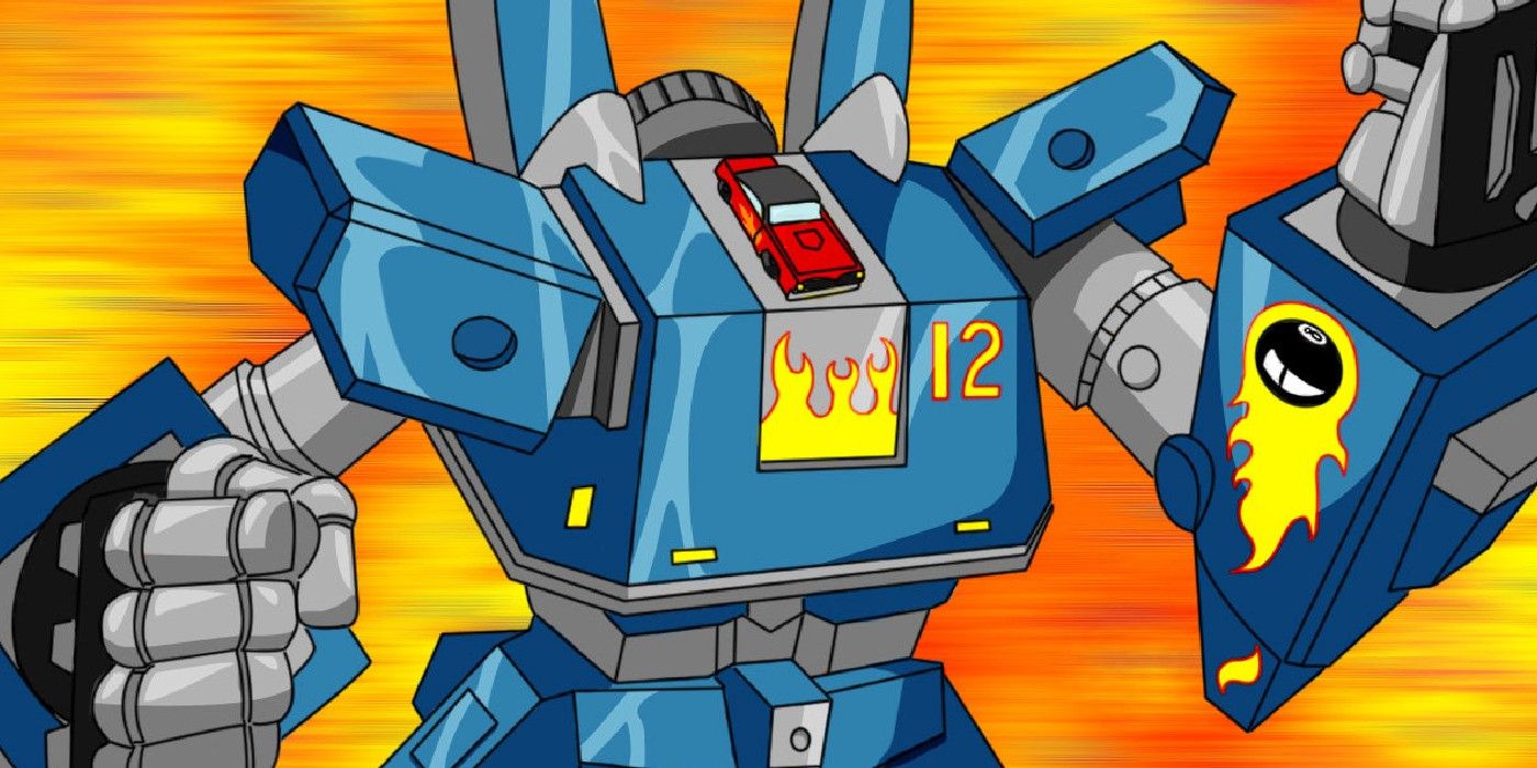 The Megas XLR Gets Ready For A Whooping