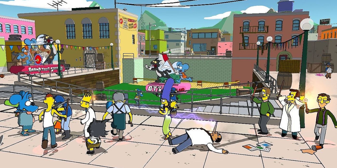 Why Fans & Critics Both Loved The Simpsons Game
