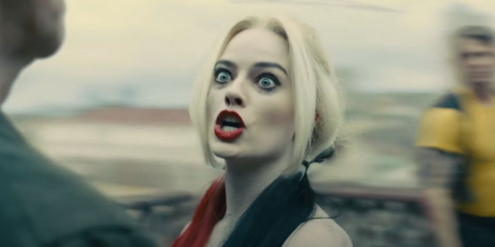 Harley Quinn says no to personalized license plates in The Suicide Squad