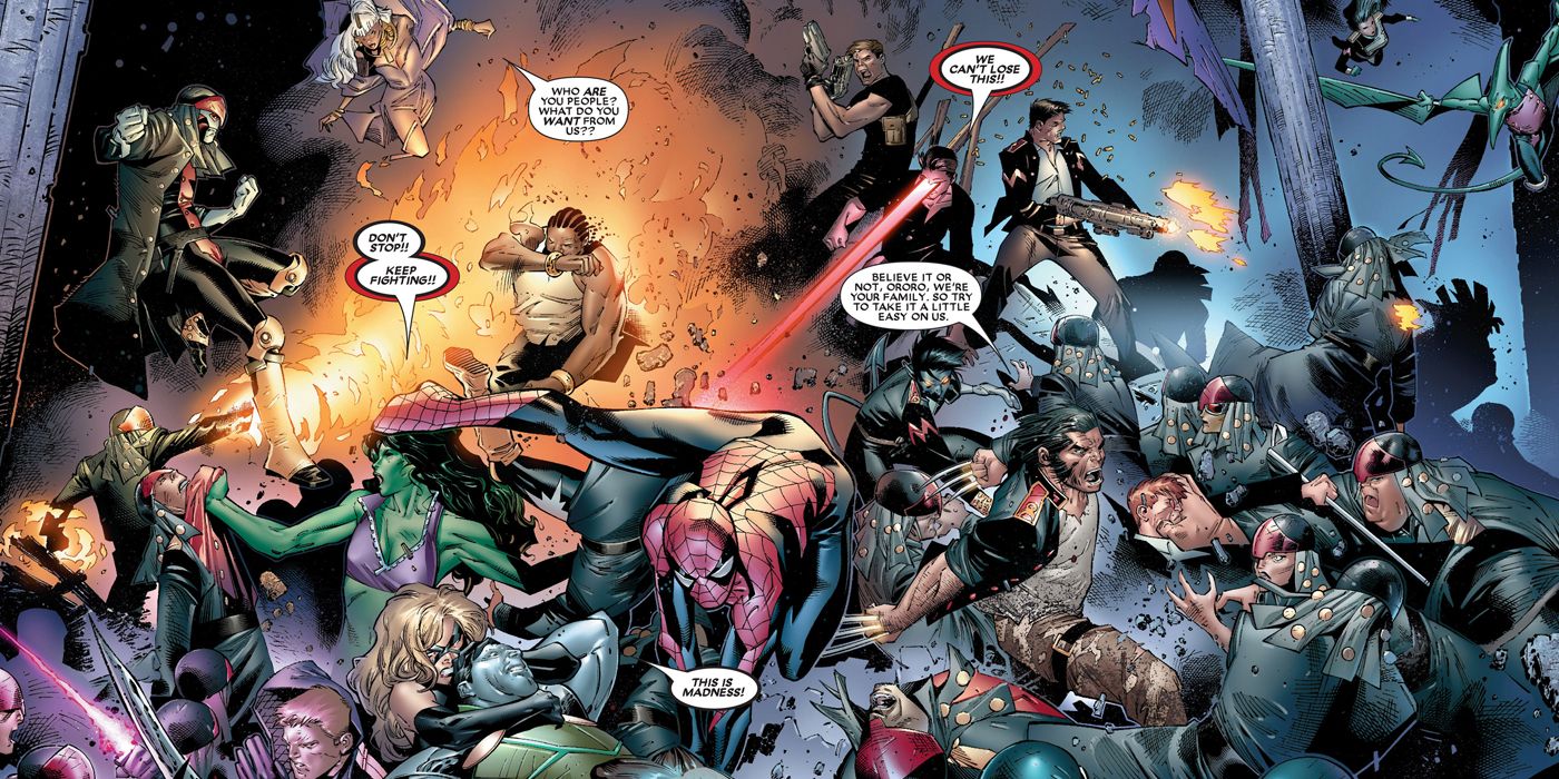 The final battle from House of M