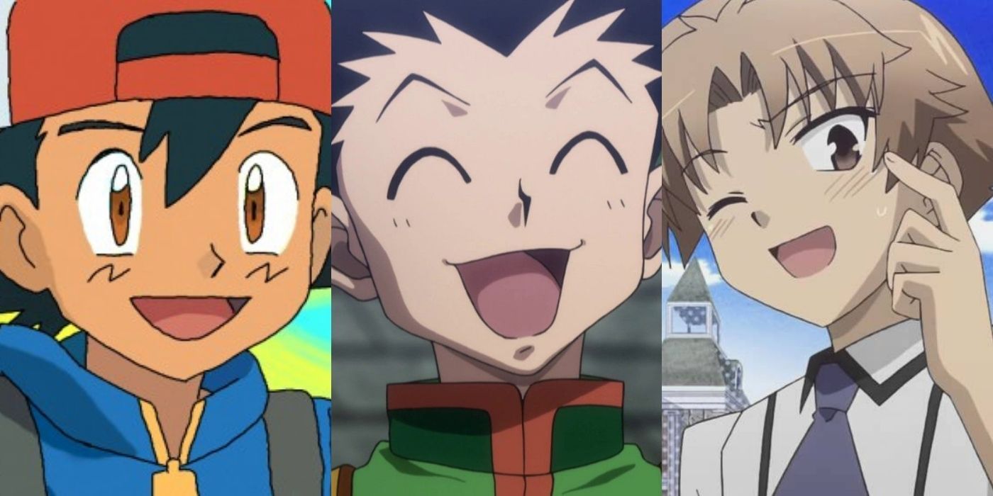 akihisa yoshii, ash ketchum, gon freecss-- bumbling anime heroes