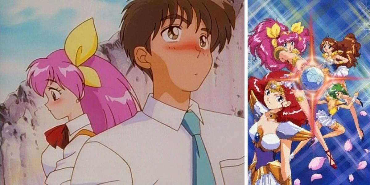 Images feature Momoko, Hinagiku, Yousuke, and Yuri from Wedding Peach