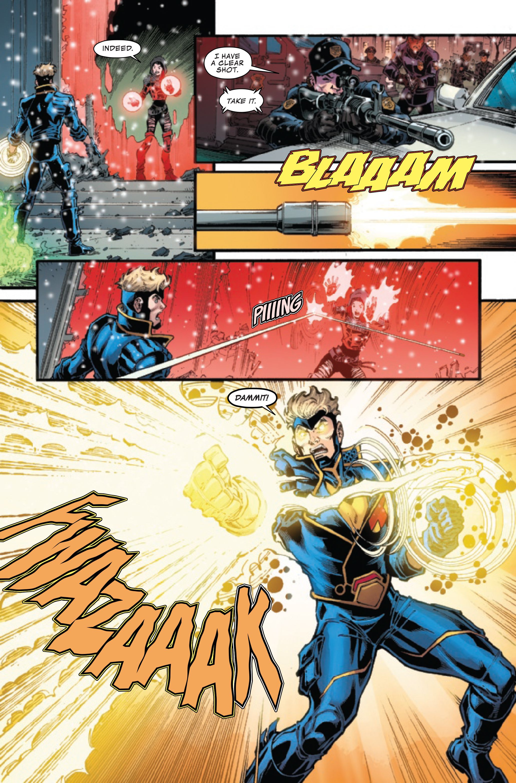 Page 4 of X-Men Legends #6, by Peter David, Todd Nauck, Rachelle Rosenberg and VC's Joe Caramagna.