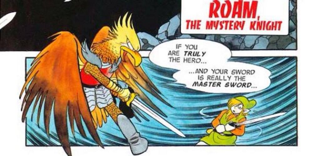 Link Combat Un Monstre Dans La Bande Dessinée Officielle The Legend Of Zelda