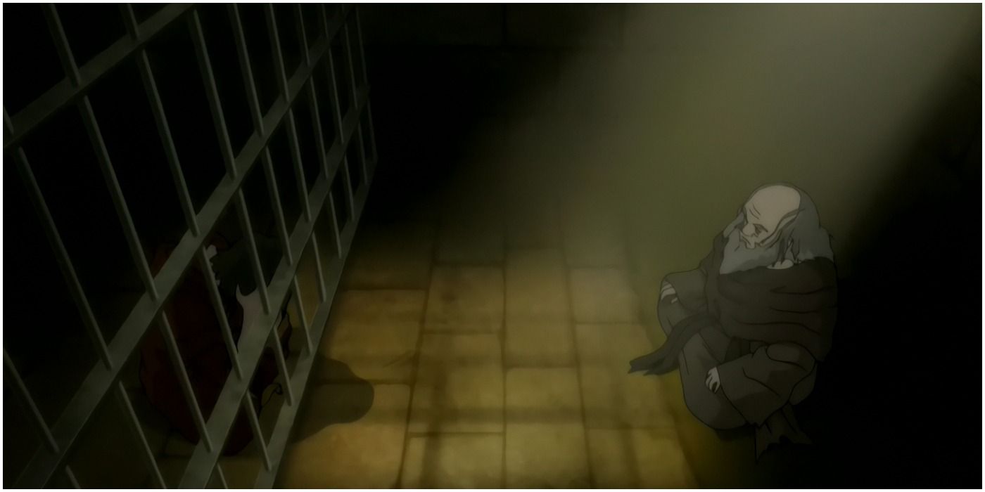 Zuko visits Iroh in prison