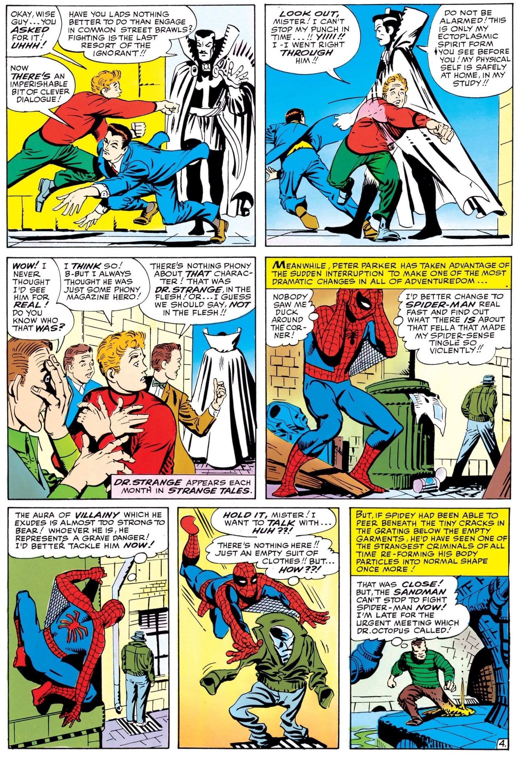 How Spider-Man and Doctor Strange Secretly Teamed Up for the First Time