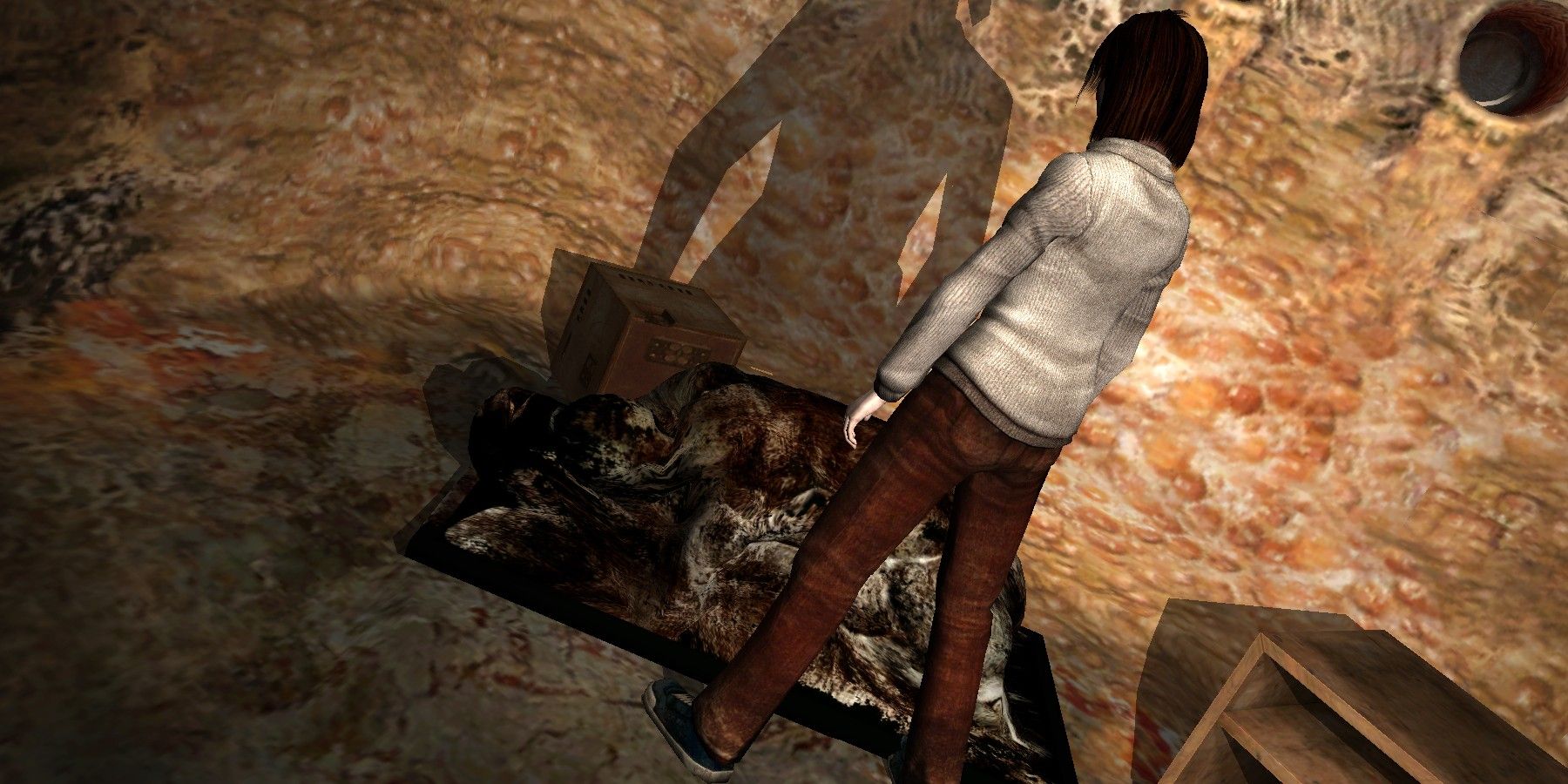 Angela struggles to confront an Abstract Daddy in Silent Hill 2