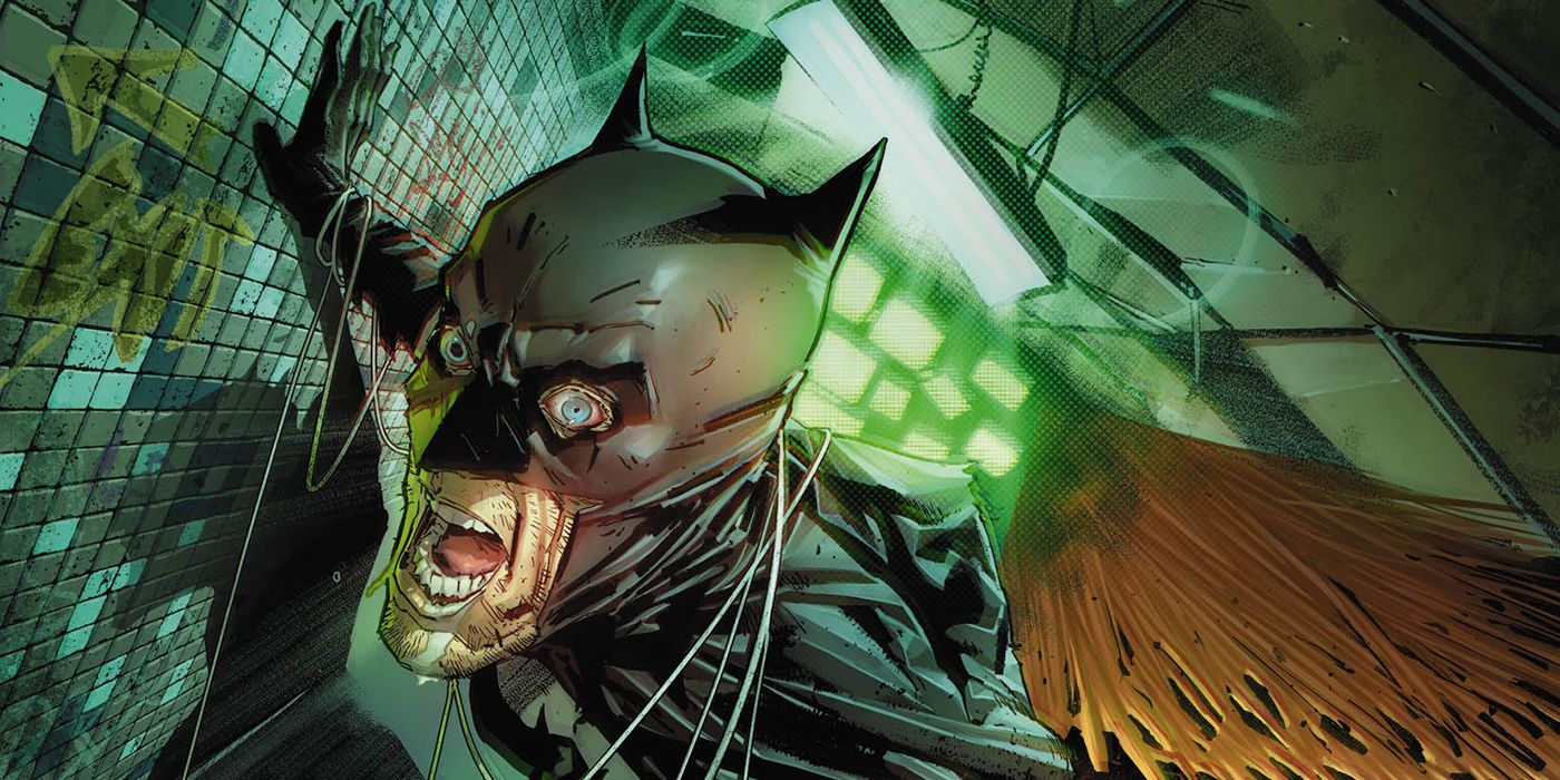 Batman under Scarecrow's influence in DC's Batman #112, a Fear State tie-in
