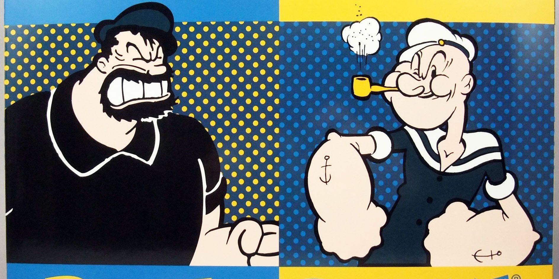 Popeye and Bluto action figures box