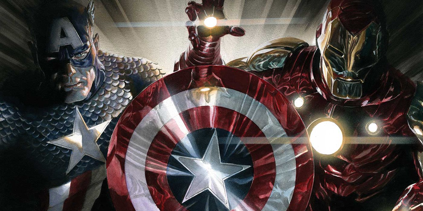 Alex Ross' cover to Captain America/Iron Man #1