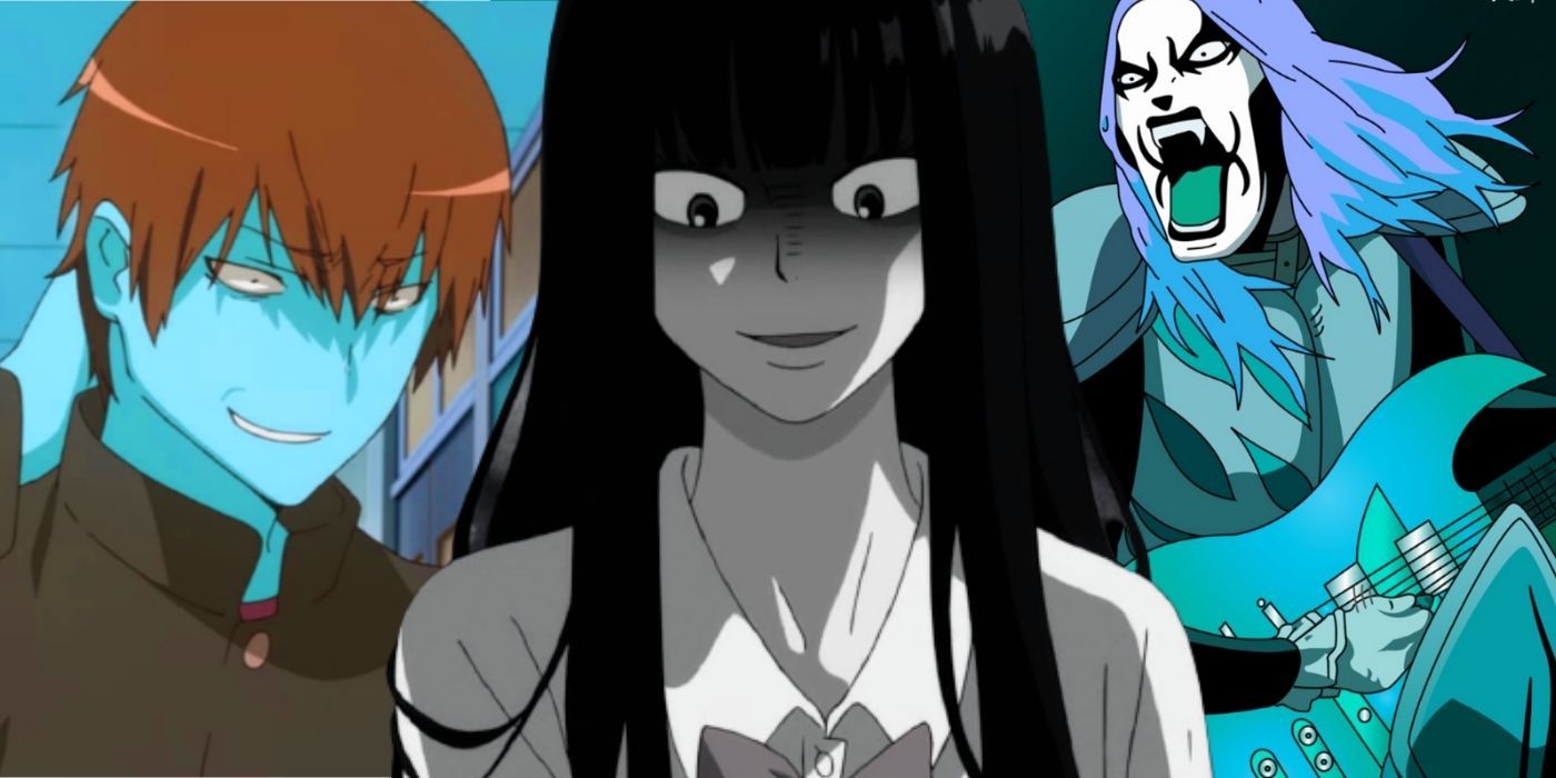 creepy stare anime