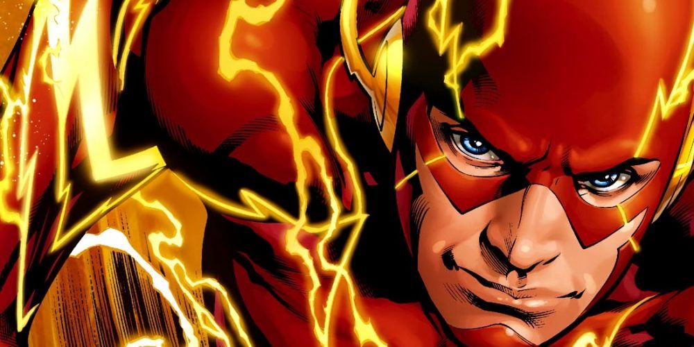 Flash Barry Allen running forward