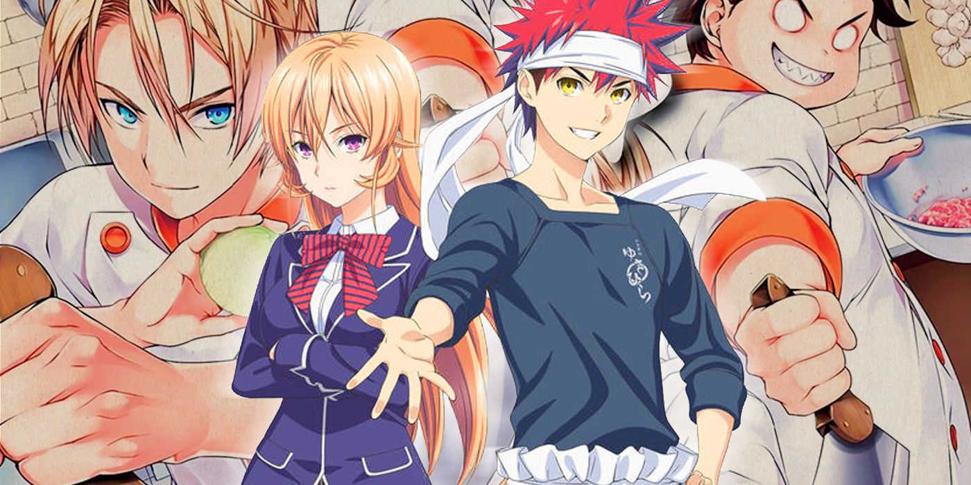 food wars anime and manga