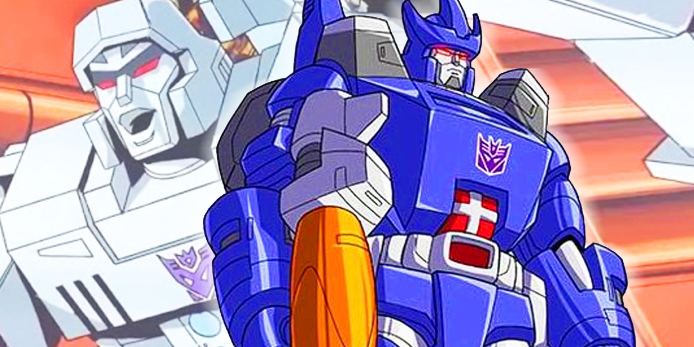 galvatron in front of megatron from transformers the movie
