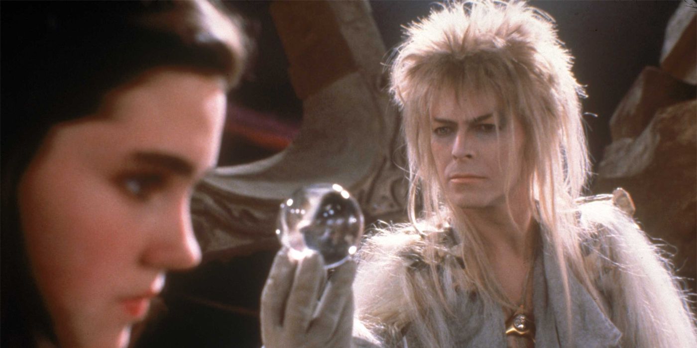 Jennifer Connelly and David Bowie in Labyrinth