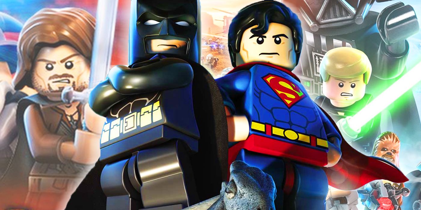 lego dc superheroes, lord of the rings and star wars