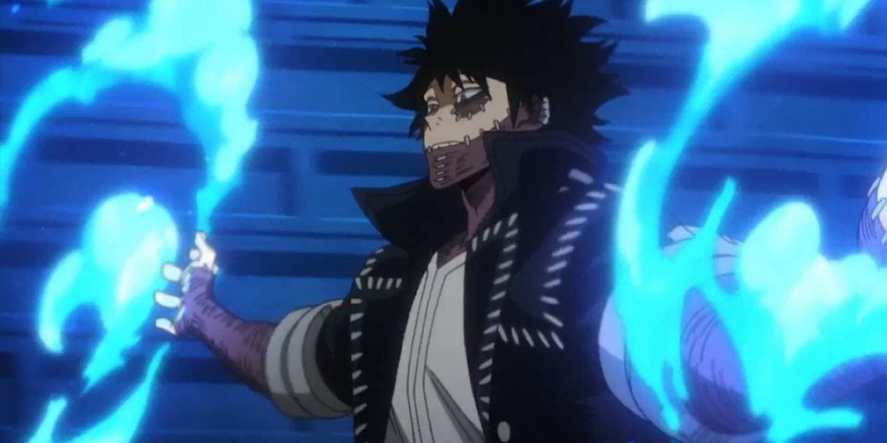 Dabi releases Blue Flames in My Hero Academia