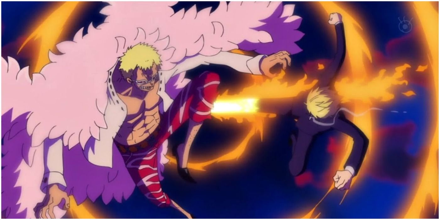 Sanji Doflamingo Fight in One Piece