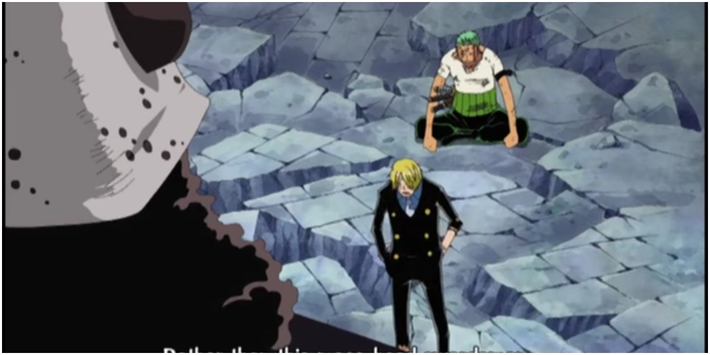 Sanji offers his life for zoro in One Piece