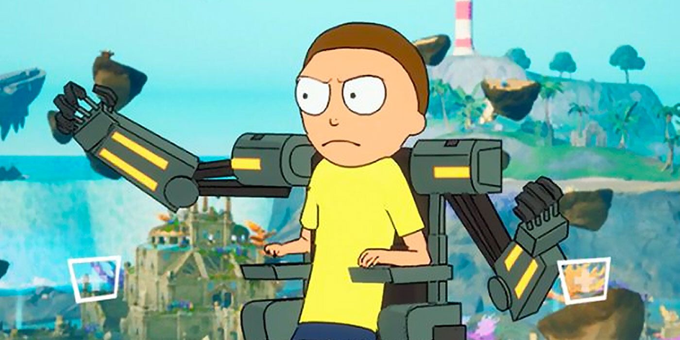 Fortnite Leak Reveals a Badass Aliensstyle Mechanized Morty Skin