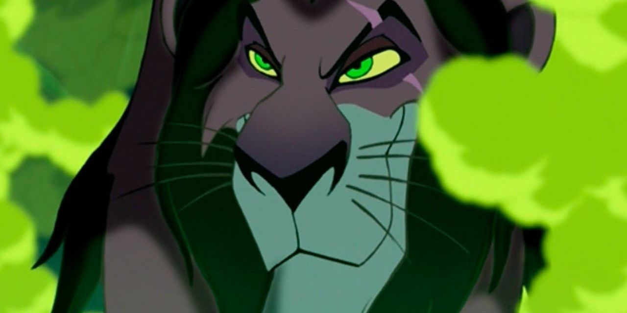 Scar amongst the green fog during "Be Prepared" (The Lion King)