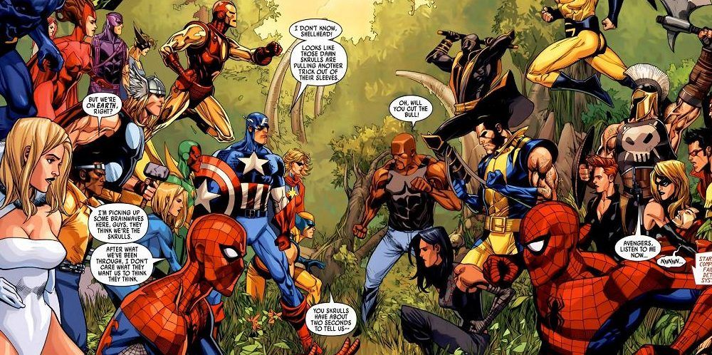 Secret Invasion Skrulls Avengers