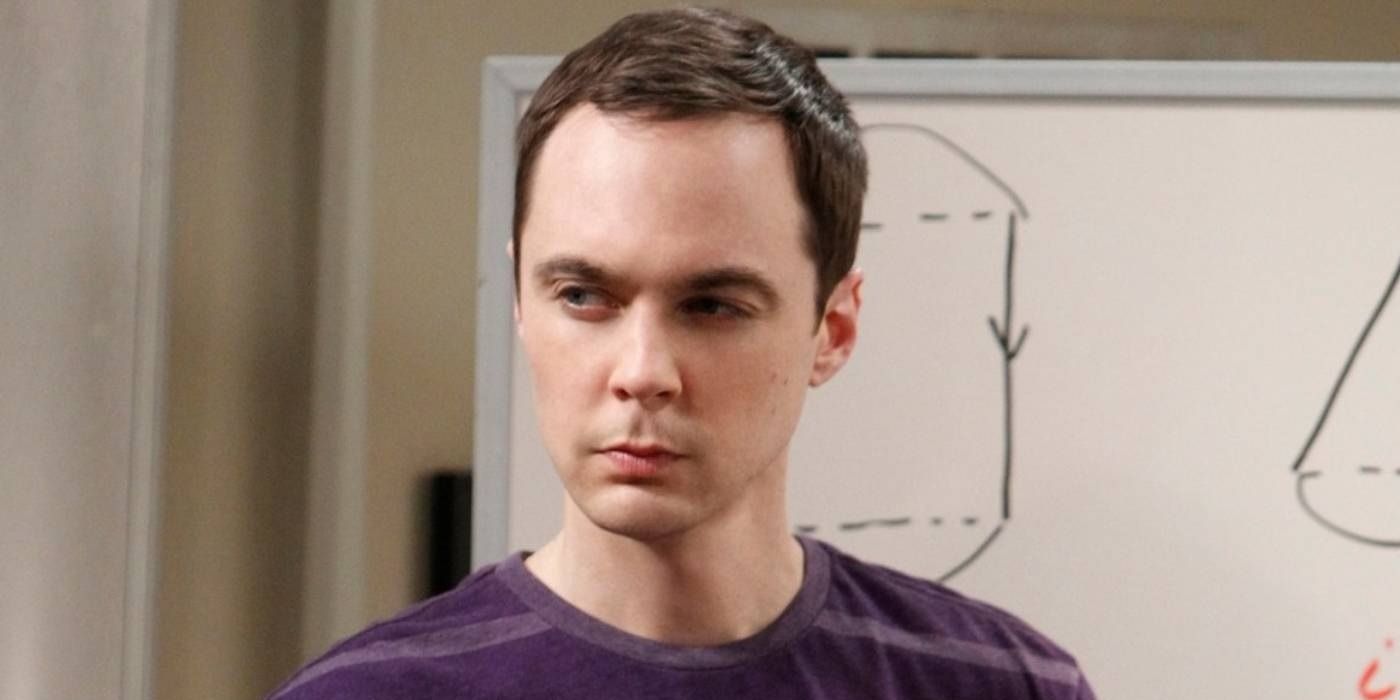 Sheldon Cooper is scowling in The Big Bang Theory