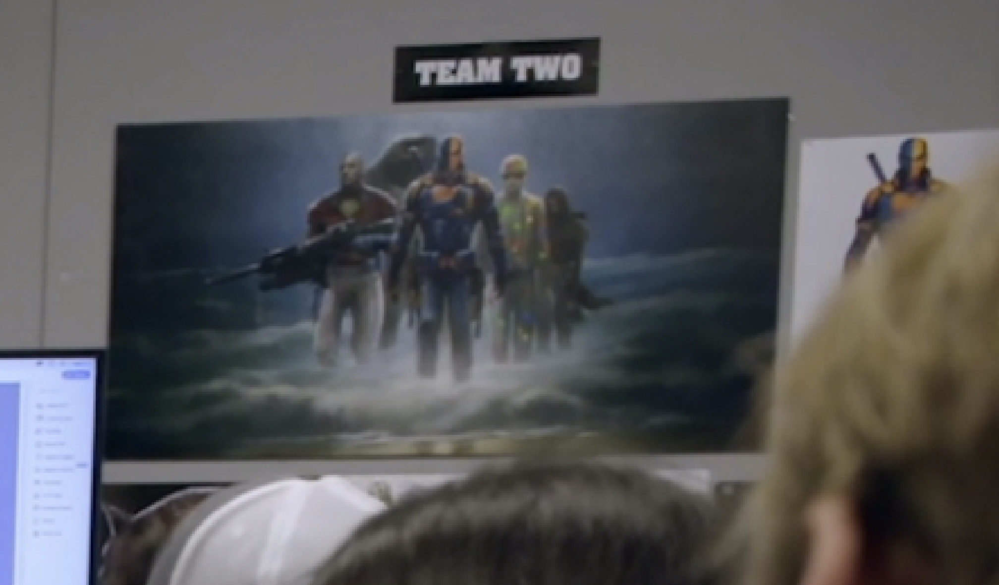 Deathstroke concept art is clearly visible in the HBO Max featurette &quot;The Suicide Squad: The Way of the Gunn&quot;