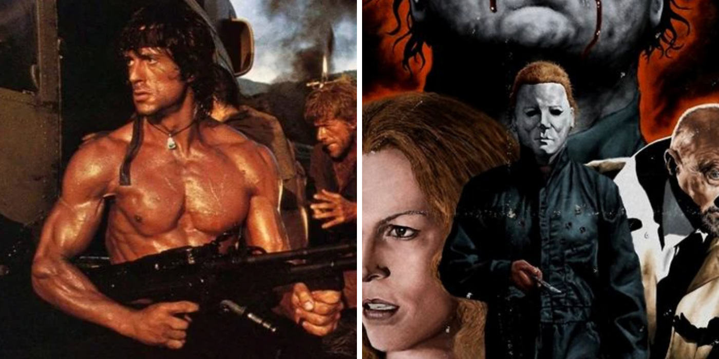 Sylvester Stallone in Rambo 2 & Halloween II