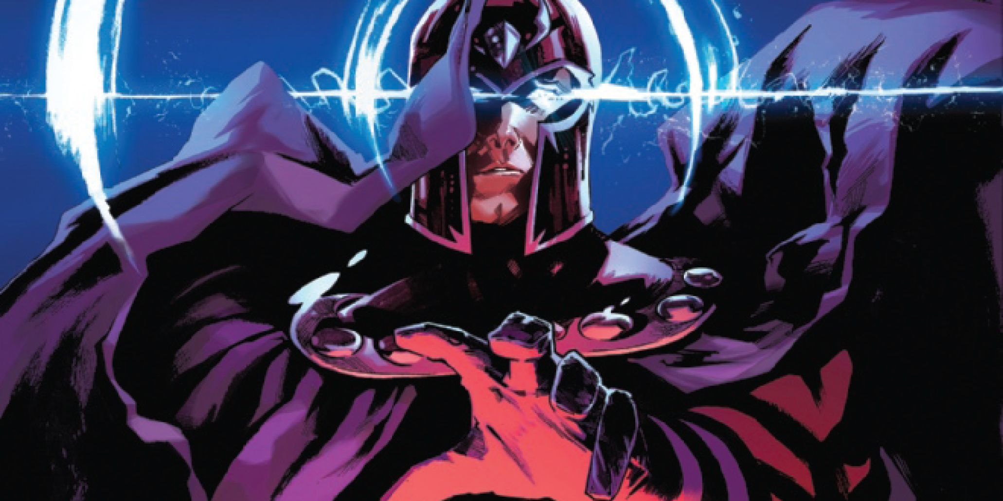 A header-sized image for X-Men: The Trial of Magneto #1, by Leah Williams and Lucas Werneck.