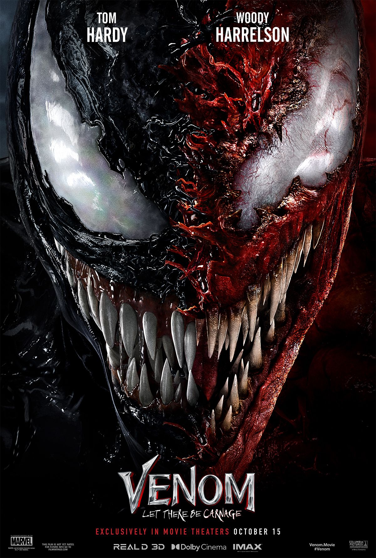 Venom: Let There Be Carnage Posters Feature Dueling Symbiote Tongues