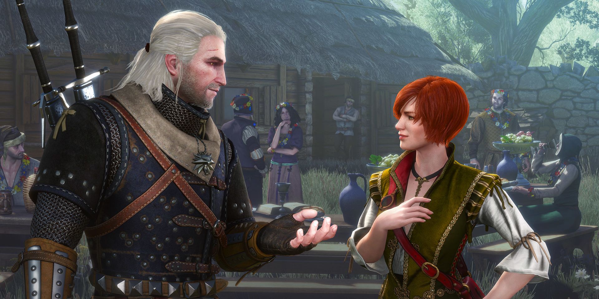 possessed geralt and shani at wedding