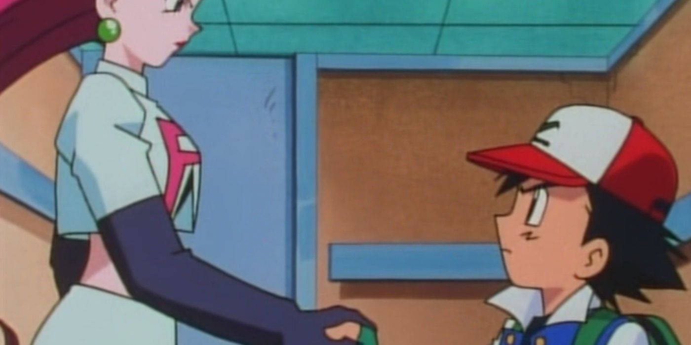 pokemon jessie ash shaking hands