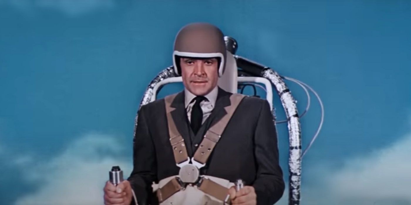 James Bond in a jetpack