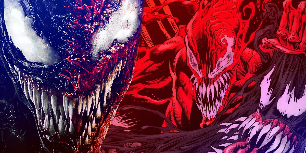 10 Carnage Comics To Read Before Venom 2 Feature Image Carnage Vs. Venom Carnage & Venom Split Face