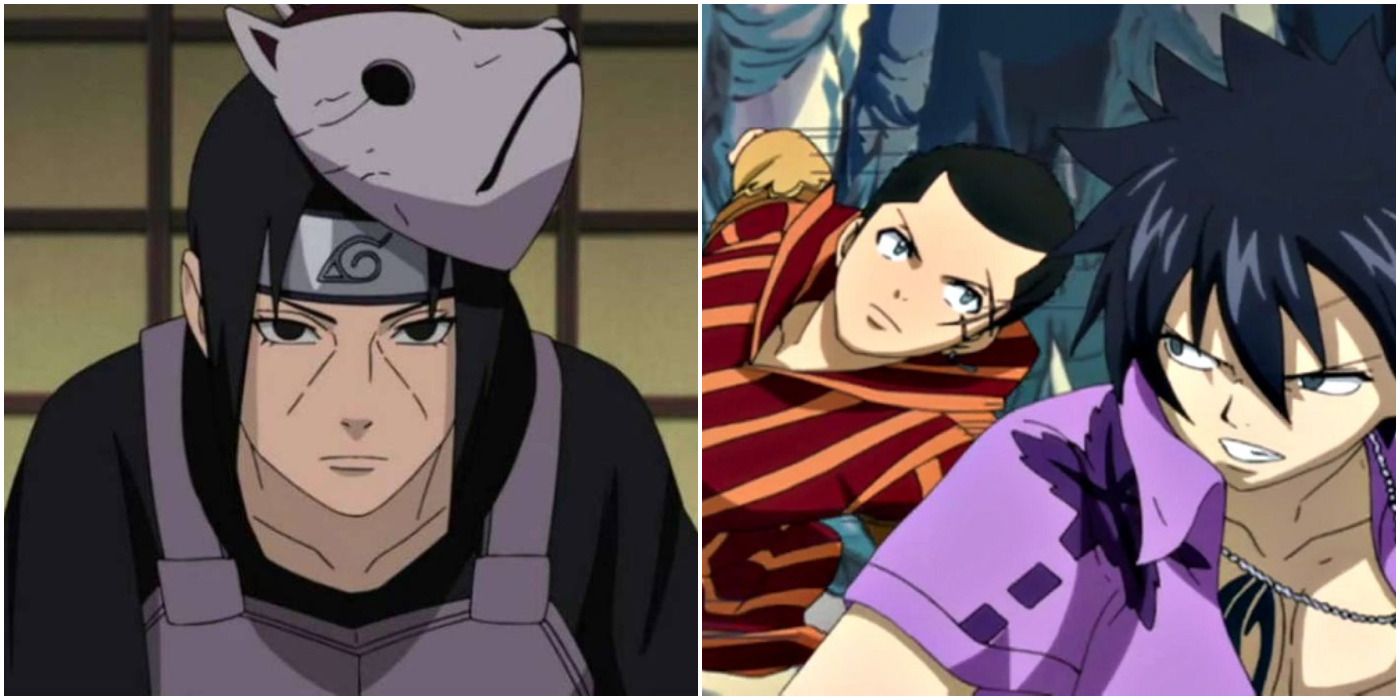 10 Devious Double Agents In Anime (Who Were Good All Along) Feature Image Itachi Uchiha, Mest Grayder