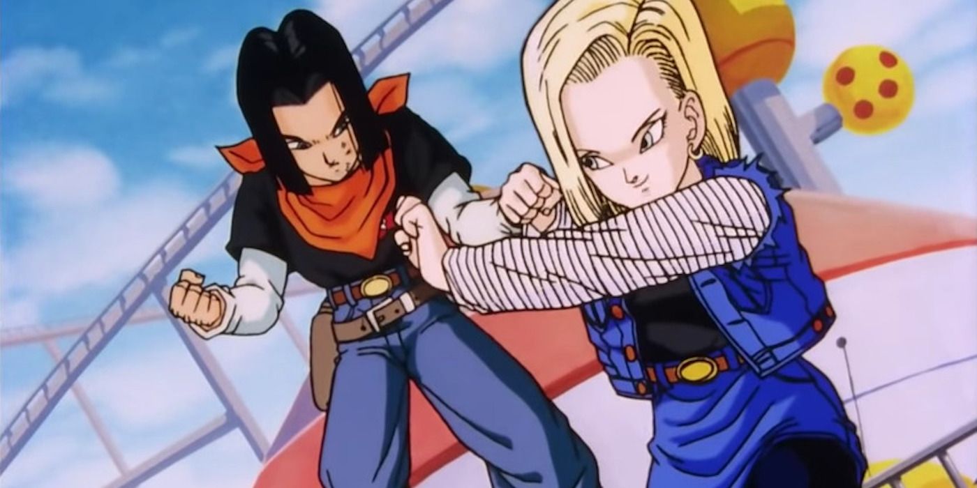 Androids 17 and 18 in Dragon Ball Z