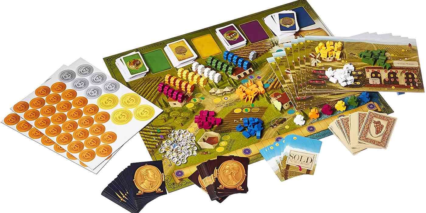 Display of Viticulture components.