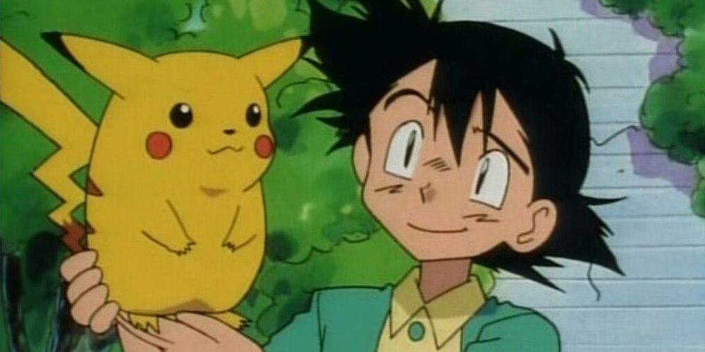 Ash and Pikachu from the first episode of Pokemon