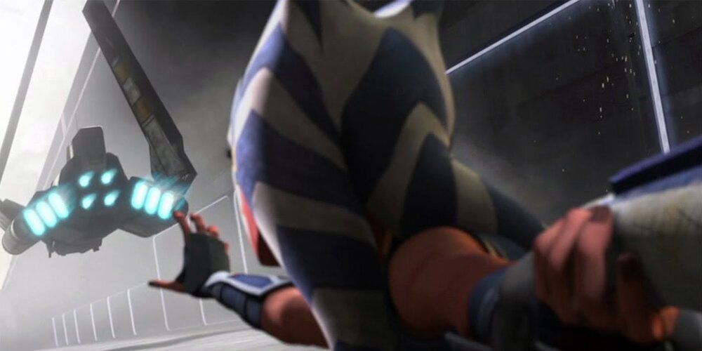 Ahsoka tries to stop Maul leaving in Victory and Death Star Wars the Clone Wars