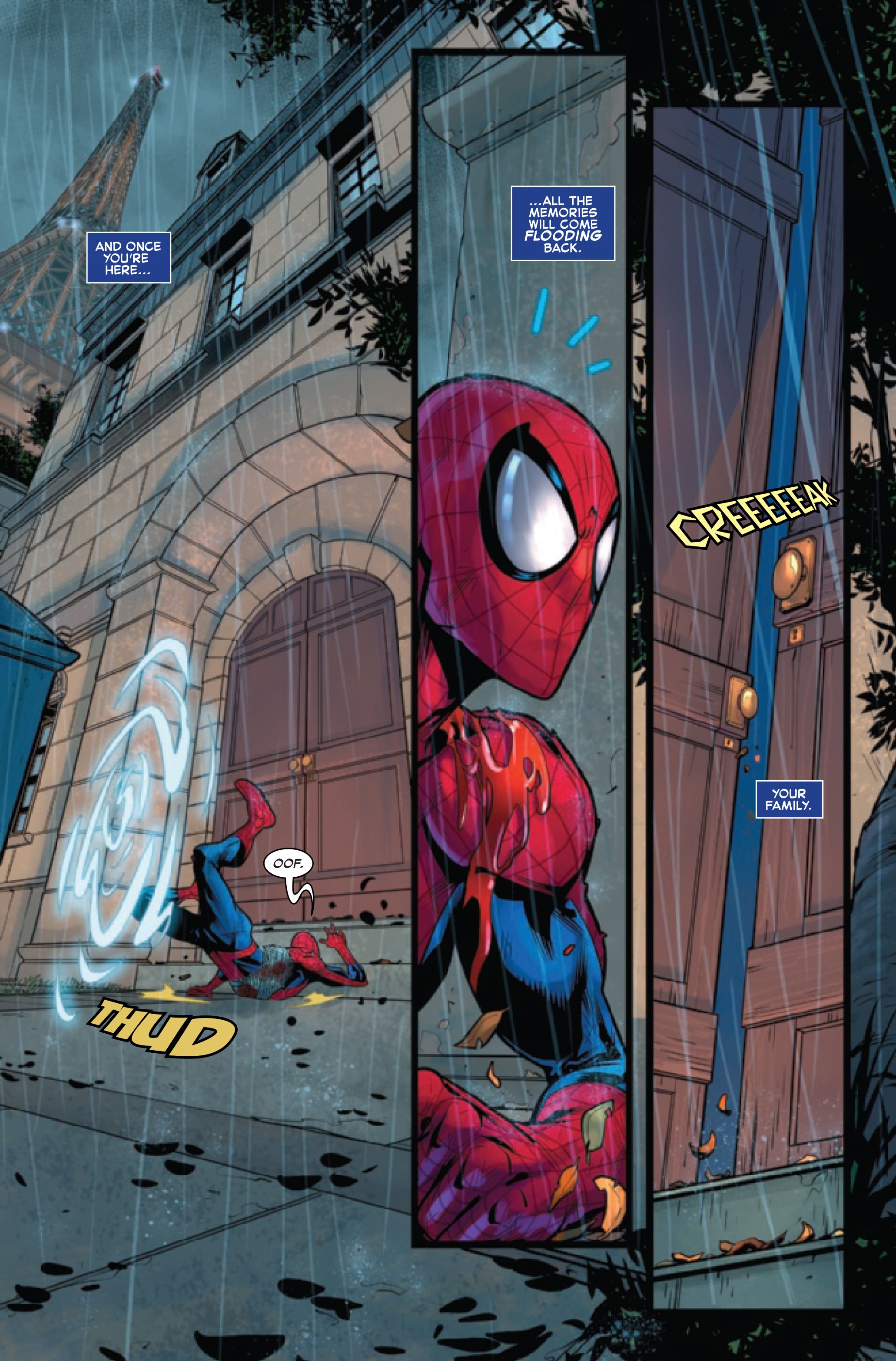 Page 4 of Amazing Spider-Man #73, by Nick Spencer, Zé Carlos, Carlos Gómez and Marcelo Ferreira.
