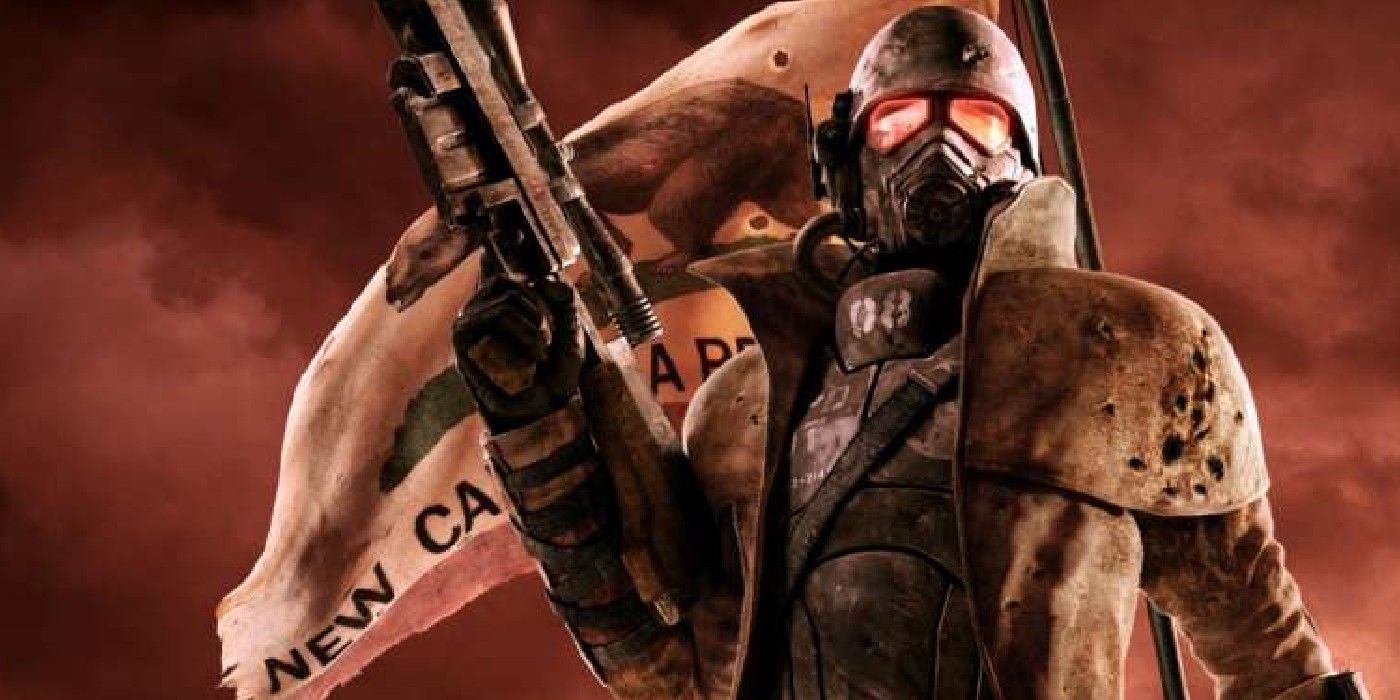 An NCR Ranger Patrols The Mojave In Fallout New Vegas